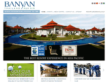 Tablet Screenshot of banyanthailand.com